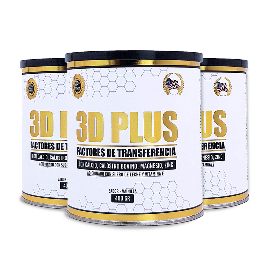 Factores 3D Plus - Suplemento en Polvo Para Energía y Bienestar