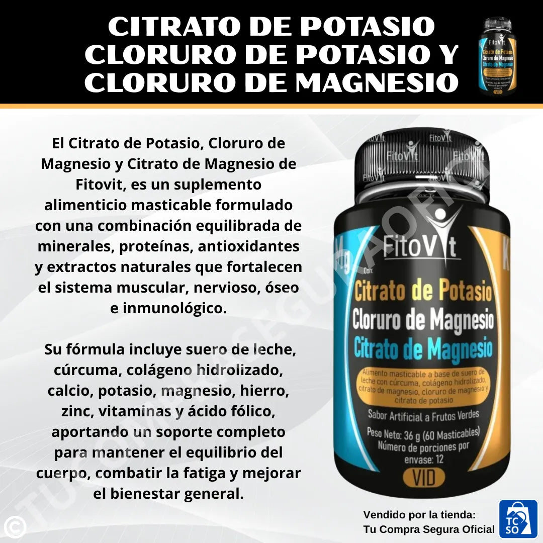 CITRATOS X 60 UND FITOVIT