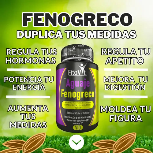 AGUAJE Y FENOGRECO X 60 UND FITOVIT