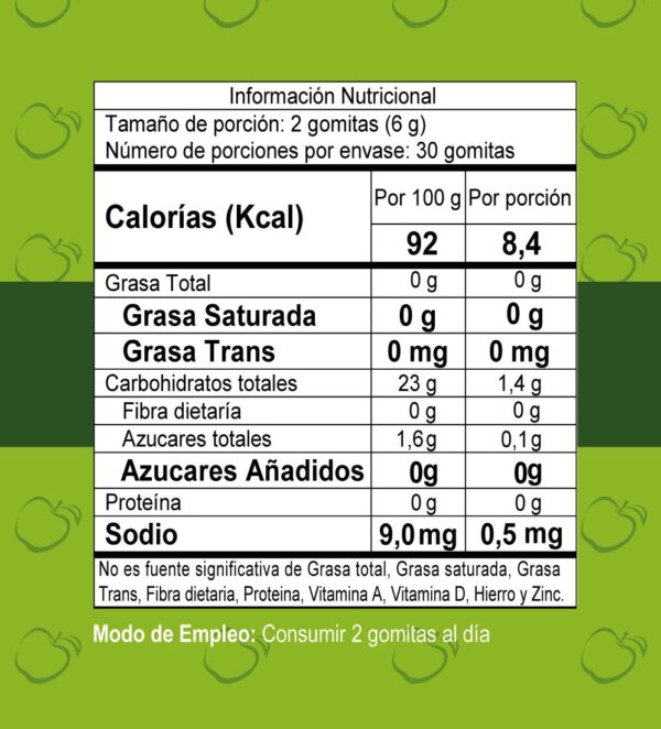 VINAGRE DEMANZANA GOMITAS X60UND FITOVIT